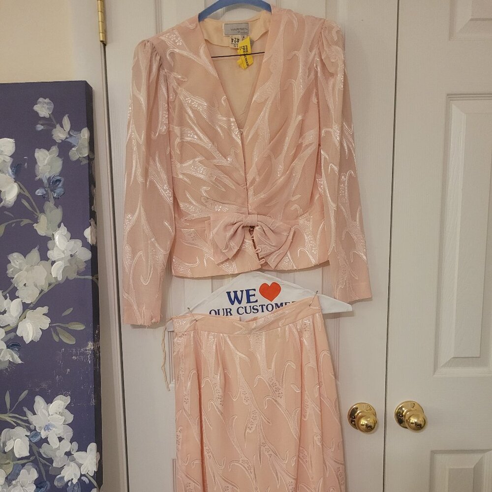 Elegant Pink Two-Piece Set